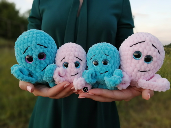Mini Octopus plush