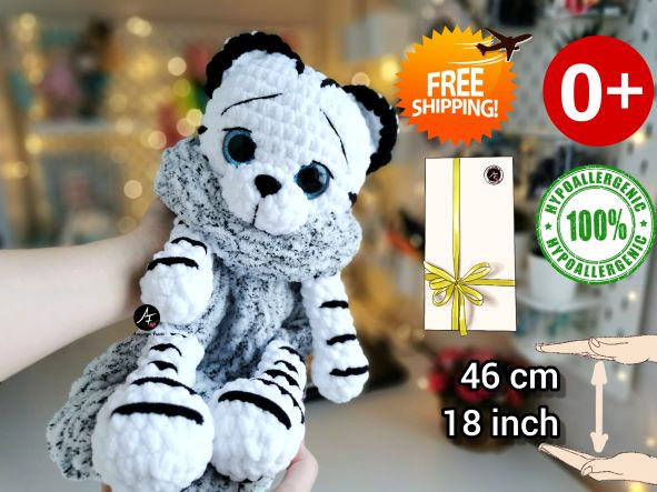 Pajamas bag White Tiger toy