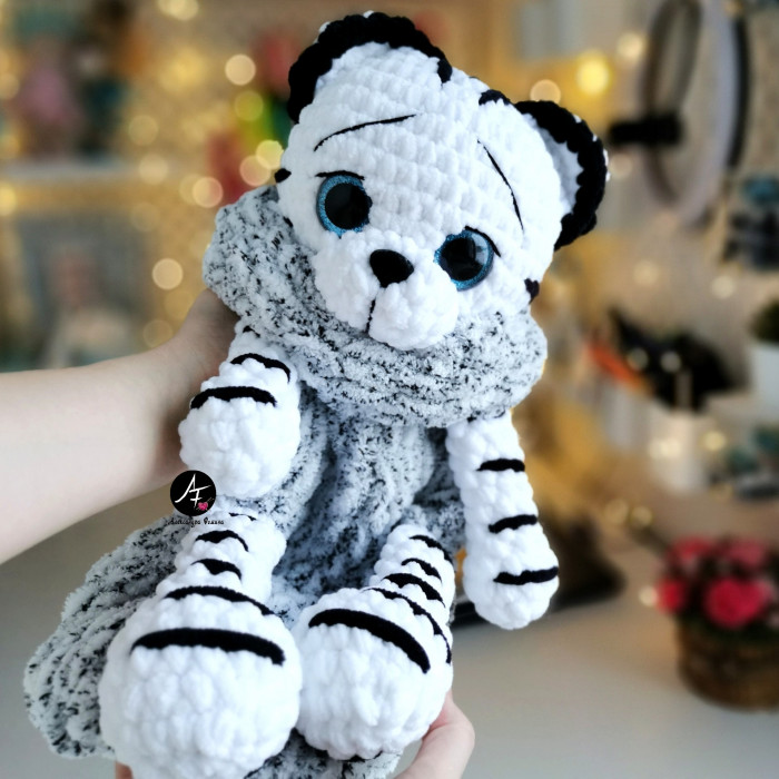 Pajamas bag White Tiger toy
