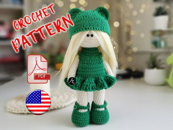 Crochet Pattern Doll Sasha