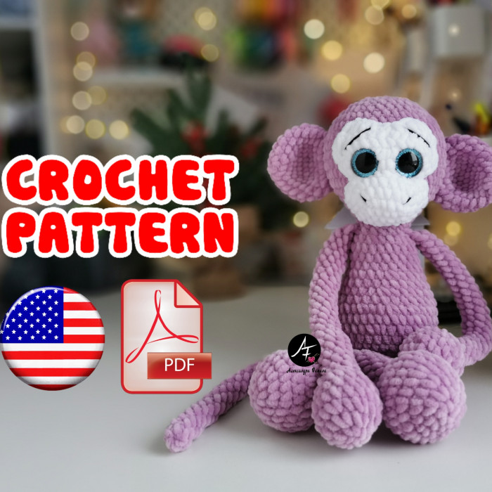 Crochet pattern Monkey
