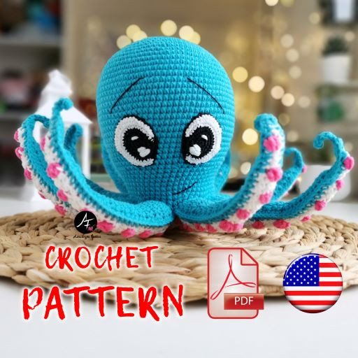 Crochet Pattern Big Octopus