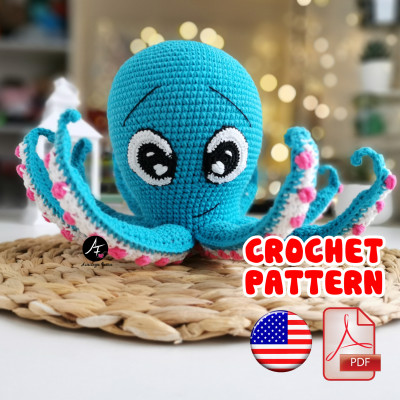 Crochet Pattern Big Octopus