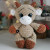 Bull from the series Big-eyed animals (crochet toy)