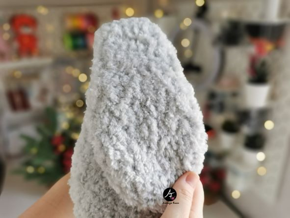 Bunny fluffy from the series Big-eyed animals (crochet toy)
