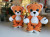 Tiger from the series Big-eyed animals (crochet toy)