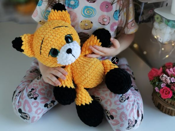 Fox from the series Big-eyed animals (crochet toy) Fox from the series Big-eyed animals (crochet toy)