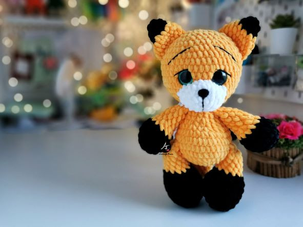Fox from the series Big-eyed animals (crochet toy) Fox from the series Big-eyed animals (crochet toy)