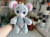 Mouse from the series Big-eyed animals (crochet toy)