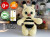 Bee from the series Big-eyed animals (crochet toy)